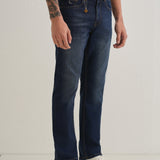Jeans Indigo Clássicos de Corte Reto