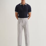 Gri Rece Plisados Gurkha Pants