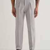 Gri Rece Plisados Gurkha Pants