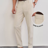 Calças Slim Fit com Elasticidade Moderada