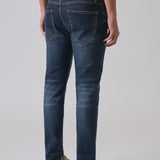 Jeans Slim Fit de Culoare Albastru Închis