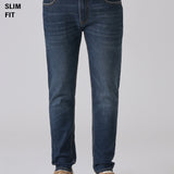 Jeans Slim Fit de Culoare Albastru Închis
