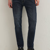 Jeans Slim Fit Azul Oscuro