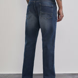 Jeans Azul Marinho com Corte Reto