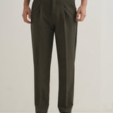 Gurkha Verde Murdar - Pantalones Plisados