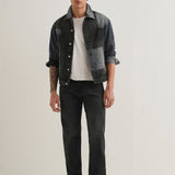 Calças Jeans Pretas em Denim