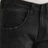 Calças Jeans Pretas em Denim