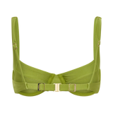 Bikini Top Abra Thin Support - Verde