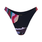 Brianna Cortado Brincalhão Bikini Bottom - Multi Reverie Fluid Print