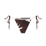Marquise Bikini Bottom - Chocolate Deco Fleur Print