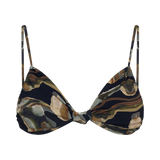 Bikini Rosmunda com Faldões - Estampa Verde Fluid Reverie