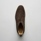 "Botim Aldbury em Couro Suede" can be rewritten as "Botim Aldbury em Suede de Couro".