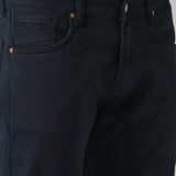 Jeans Slim Fit Azul com Acabamento Brilhante