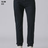Jeans Slim Fit Azul com Acabamento Brilhante