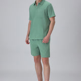 Conjunto de Tricô Verde