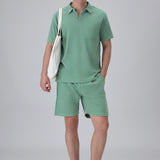 Conjunto de Tricô Verde