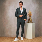 Fato Verde Garrafa Slim Fit