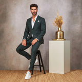 Fato Verde Garrafa Slim Fit