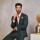 Fato Verde Garrafa Slim Fit