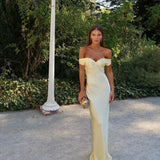 Bárbara - Elegante Vestido Maxi de Cetim