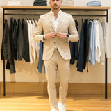 Jack & Jones Slim Fit Beige Blazer