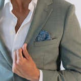 Casual Slim Fit Blazer in Sage Green