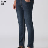 Jeans Slim Fit Azul Marinho