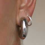 Thick Hoop Earrings