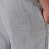 Conjunto de Tricô em Cinza Claro