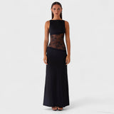 Lucinda - Elegante Vestido Longo de Renda