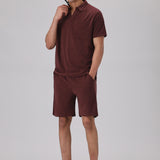 Conjunto Co-ord de Tricô em Vários Tons de Marrom