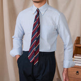 Camisa Oxford de Algodão com Listras e Secagem Rápida