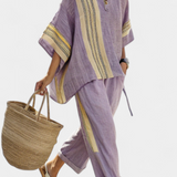 Set de Masă Boho cu Detalii din Bambus Lorena