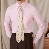Camisa Oxford de Algodão com Listras e Secagem Rápida
