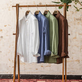 Camisa de Linho de Manga Longa Geneva