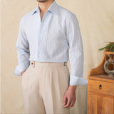 "Camisa de Manga Longa em Algodão Seersucker Budva" can be rewritten as "Camisa Longa em Algodão Seersucker Budva".