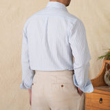 "Camisa de Manga Longa em Algodão Seersucker Budva" can be rewritten as "Camisa Longa em Algodão Seersucker Budva".