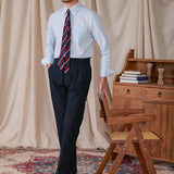 Camisa Oxford de Algodão com Listras e Secagem Rápida