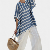 Constança - Conjunto de Linho Estilo Mediterrâneo