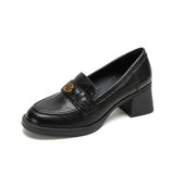 FRESH LABEL | Sapatos Penny Paris com Salto Elegante