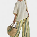 Olívia - Conjunto de Bambu Verde Musgo