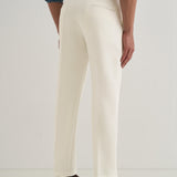 Calças Plissadas Gurkha na Cor Off-White