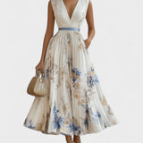 Robe de Cerimônia Jéssica com Estampa Floral