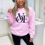 Graphic Sweatshirt - LOVE Design