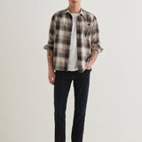 Ankle-Length Slim Fit Raw Indigo Jeans
