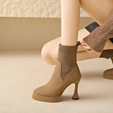 Eugénia - Botas Elegantes com Plataforma para Conforto Feminino