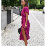 Roupão Floral Midi Amélia