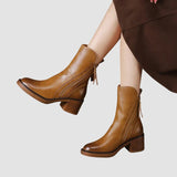 Clara - Botas de Couro