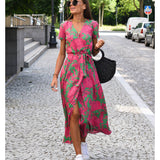 Roupão Floral Midi Amélia