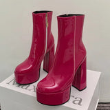 Carina - Botas de Plataforma Elevada com Estilo e Confiança